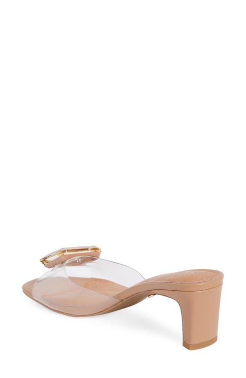 Cecelia New York Park Avenue Jewel Detail Sandal In Tea