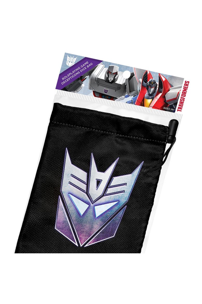 Transformers Rpg Decepticon Dice Bag, Alternate, color, Multicolored