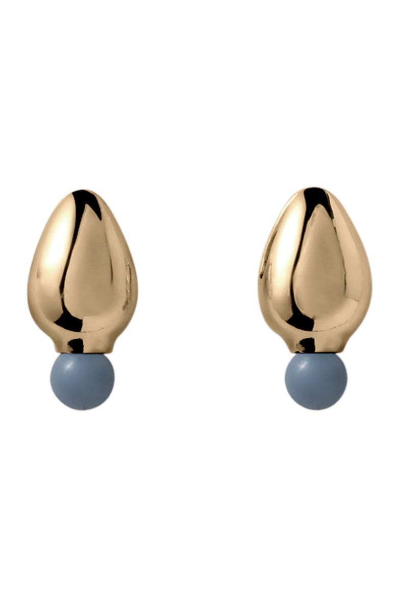 Bulbous Drop Earrings, Main, color, GOLD