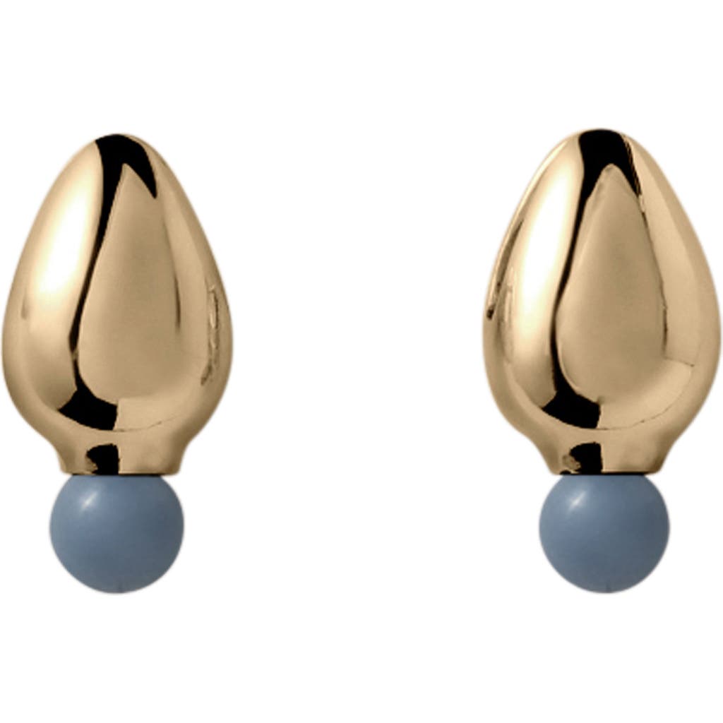 Annika Inez Bulbous Drop Earrings in Gold  product