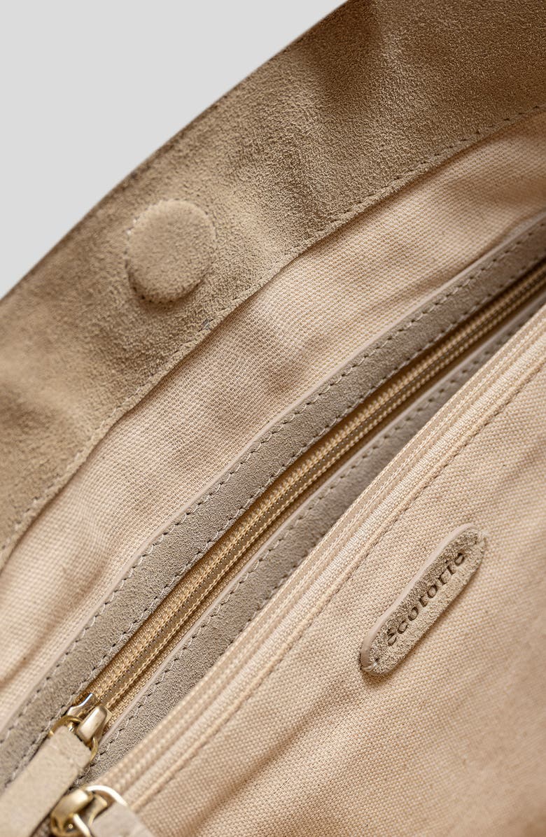 Ecotorie San Antonio Leather Hobo, Alternate, color, Beige