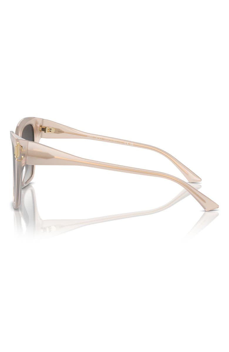 Jimmy Choo 54mm Square Sunglasses, Alternate, color, Opal Beige