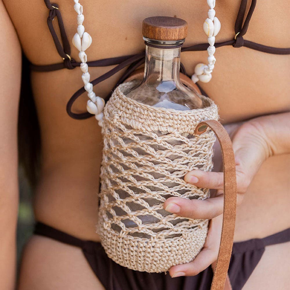 Jessy Water Bottle Holder, Alternate, color, Natural