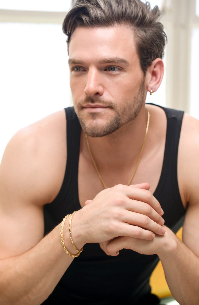 Bony Levy Men's 14K Gold ID Bracelet, Alternate, color, 14K Yellow Gold