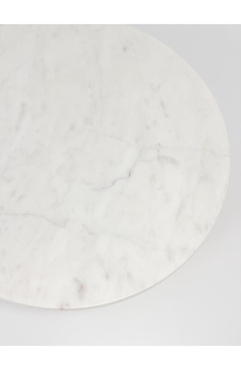 Anaya Marble Cake Stand with Mother of Pearl Inlay, Alternate, color, White