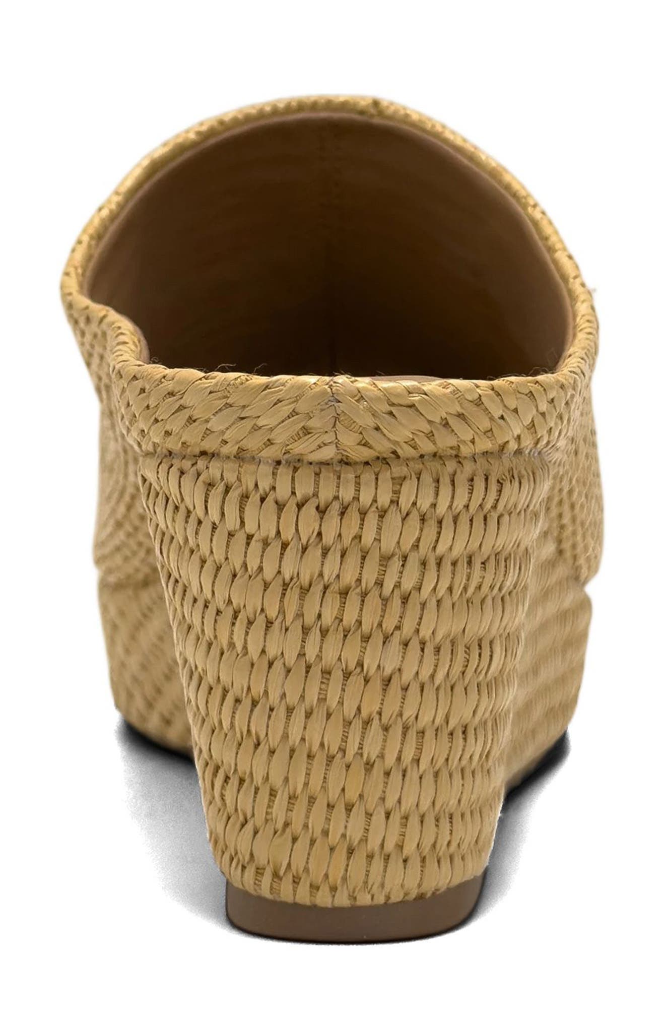 Cafe Woven Wedge Sandal, Alternate, color, NATURAL
