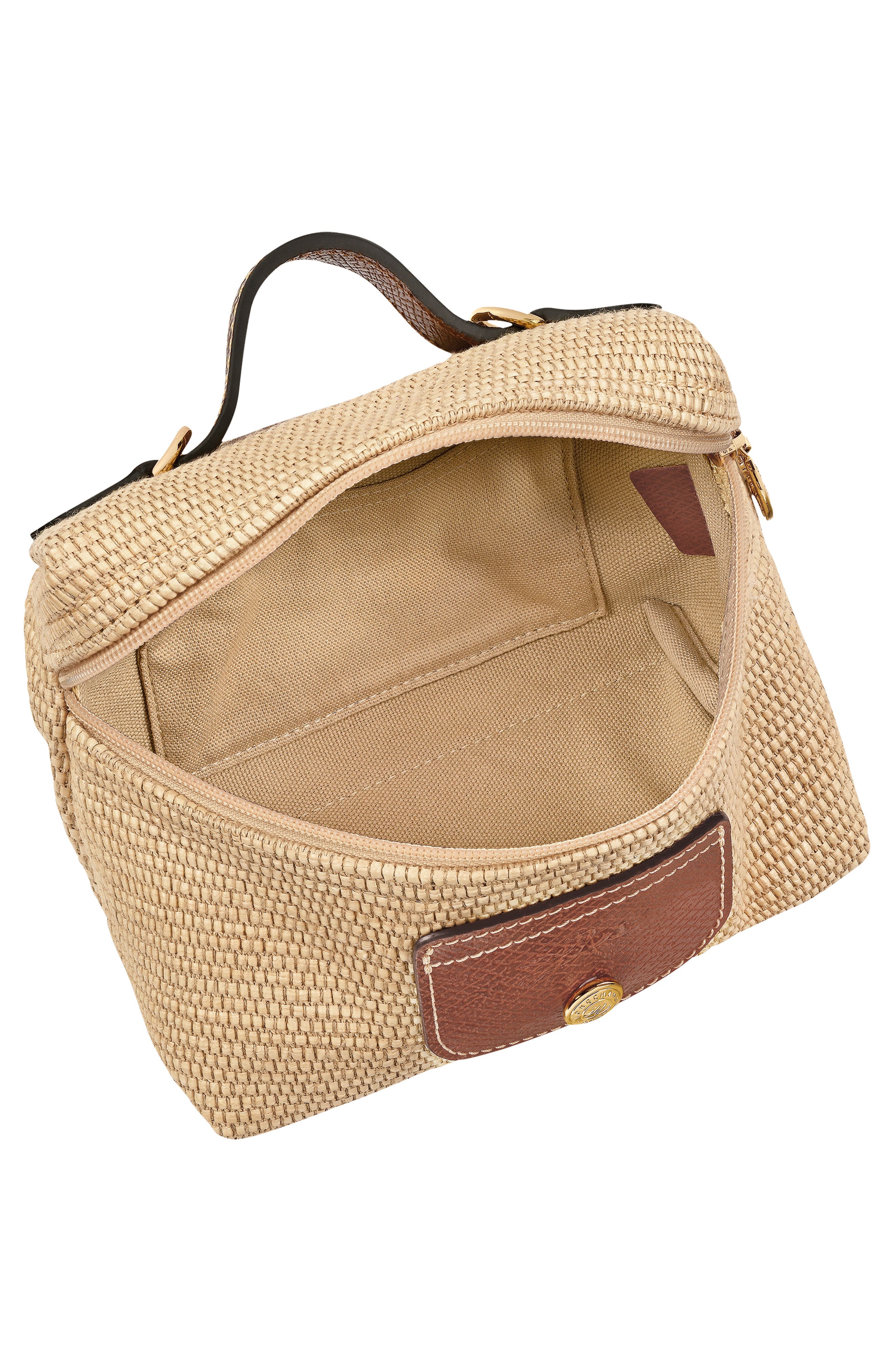 Longchamp Extra Small Le Panier Pliage Crossbody Bag, Alternate, color, Brown