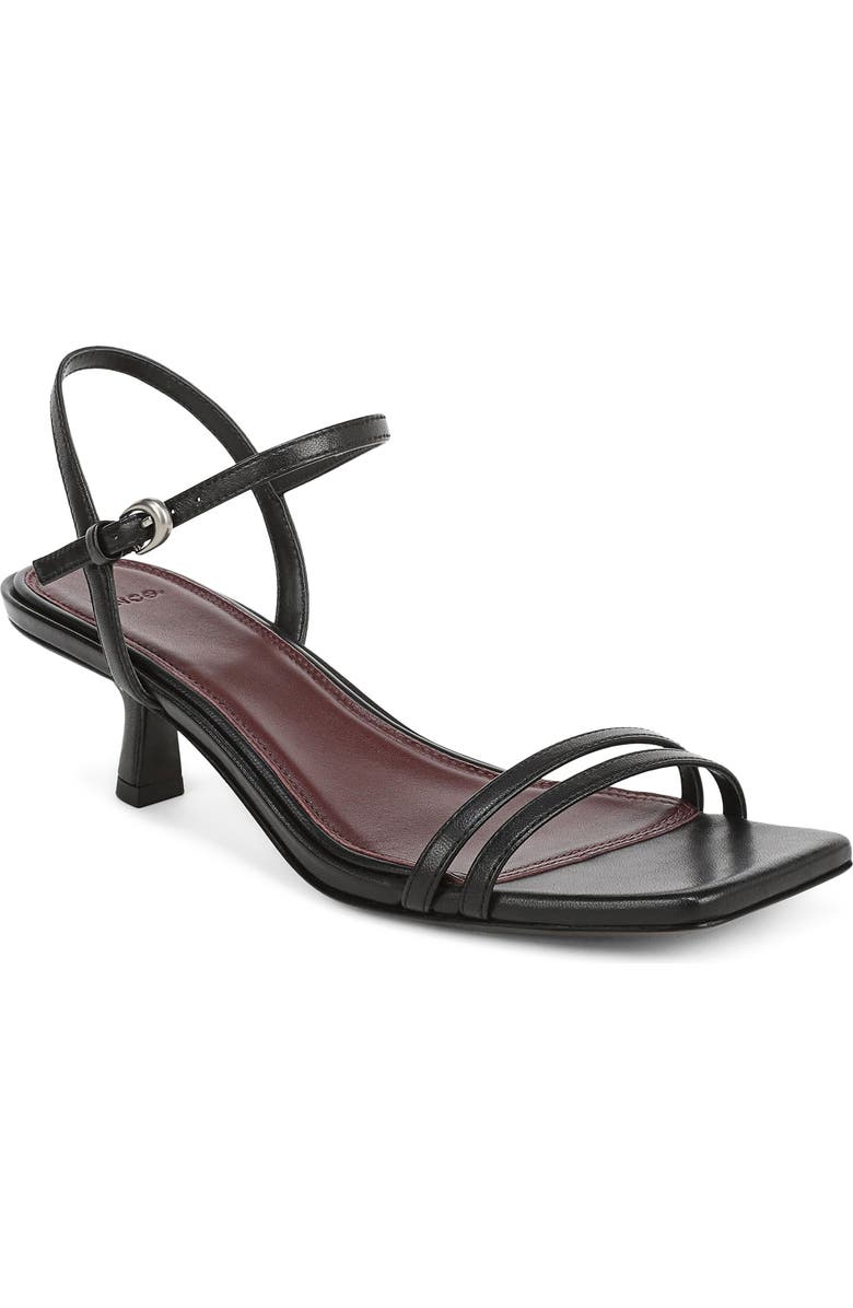 Vince Tilda Ankle Strap Sandal, Main, color, Black