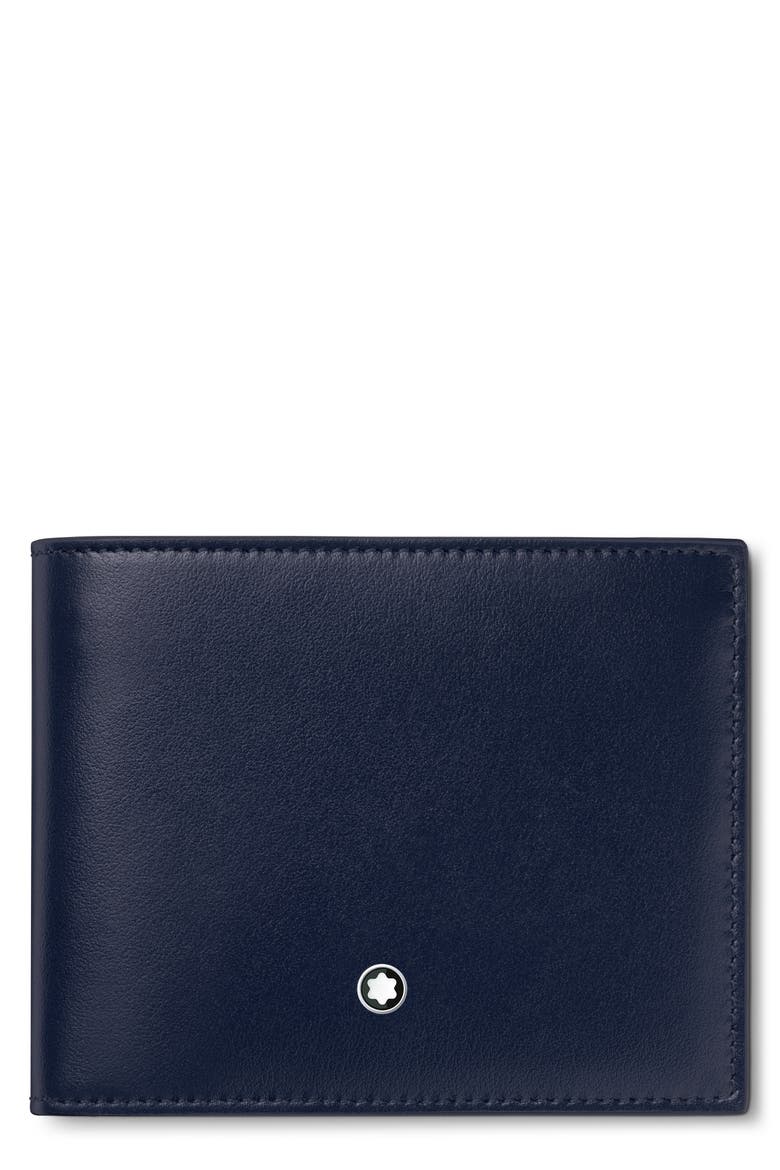 Meisterstück Leather Bifold Wallet, Main, color, INK BLUE