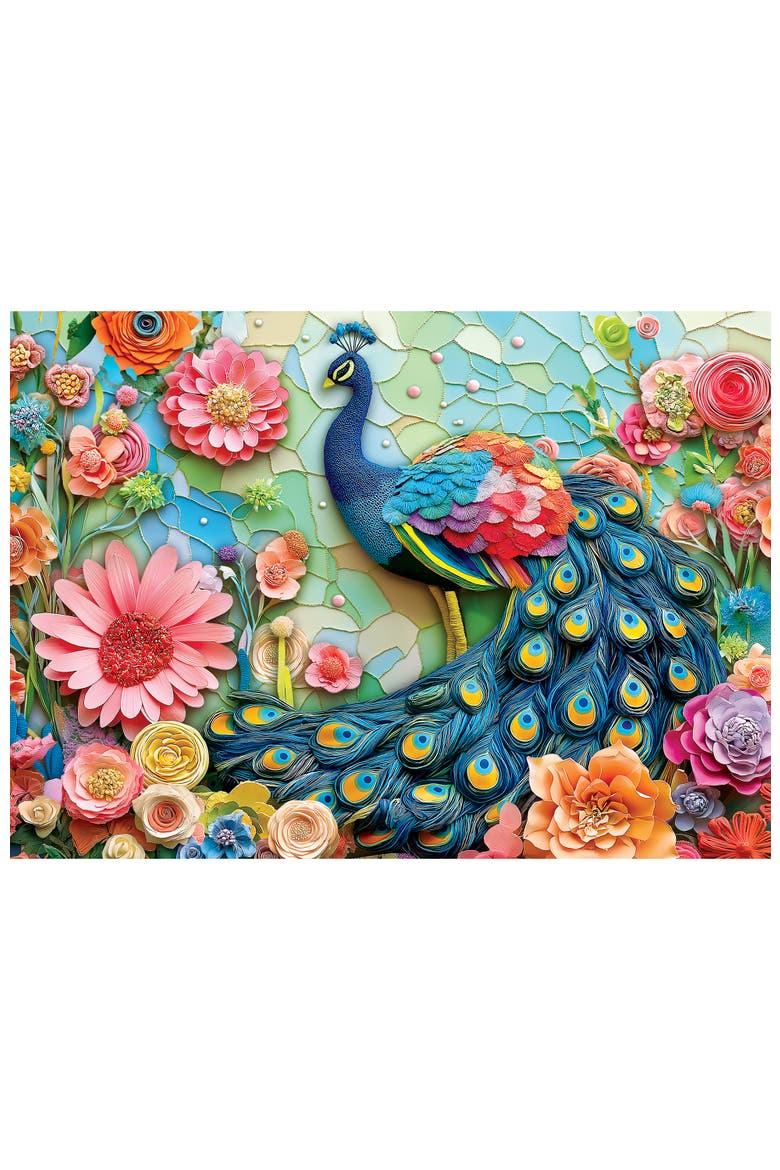 The Gilded Plume 1000 Piece Puzzle, Alternate, color, Multicolor