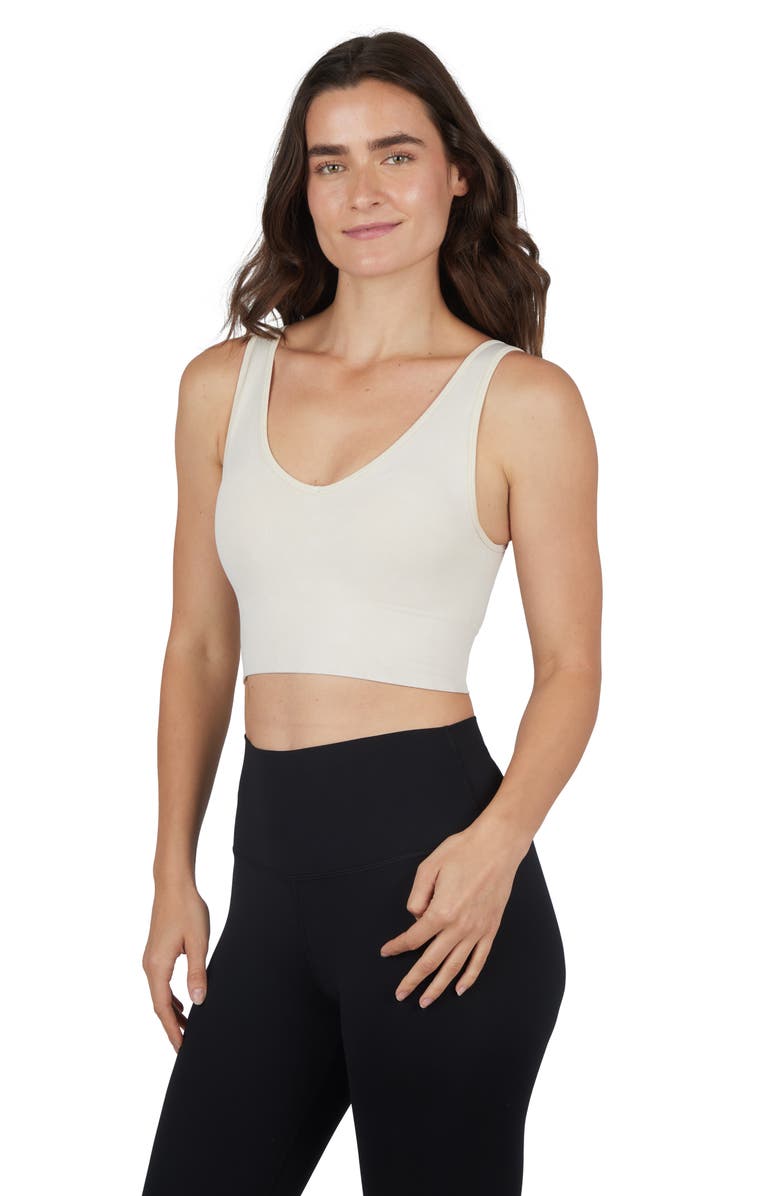 90 DEGREE BY REFLEX 2-Pack Bianca Stone Wash Seamless Tank, Alternate, color, Weathervane/ Crystal Gray