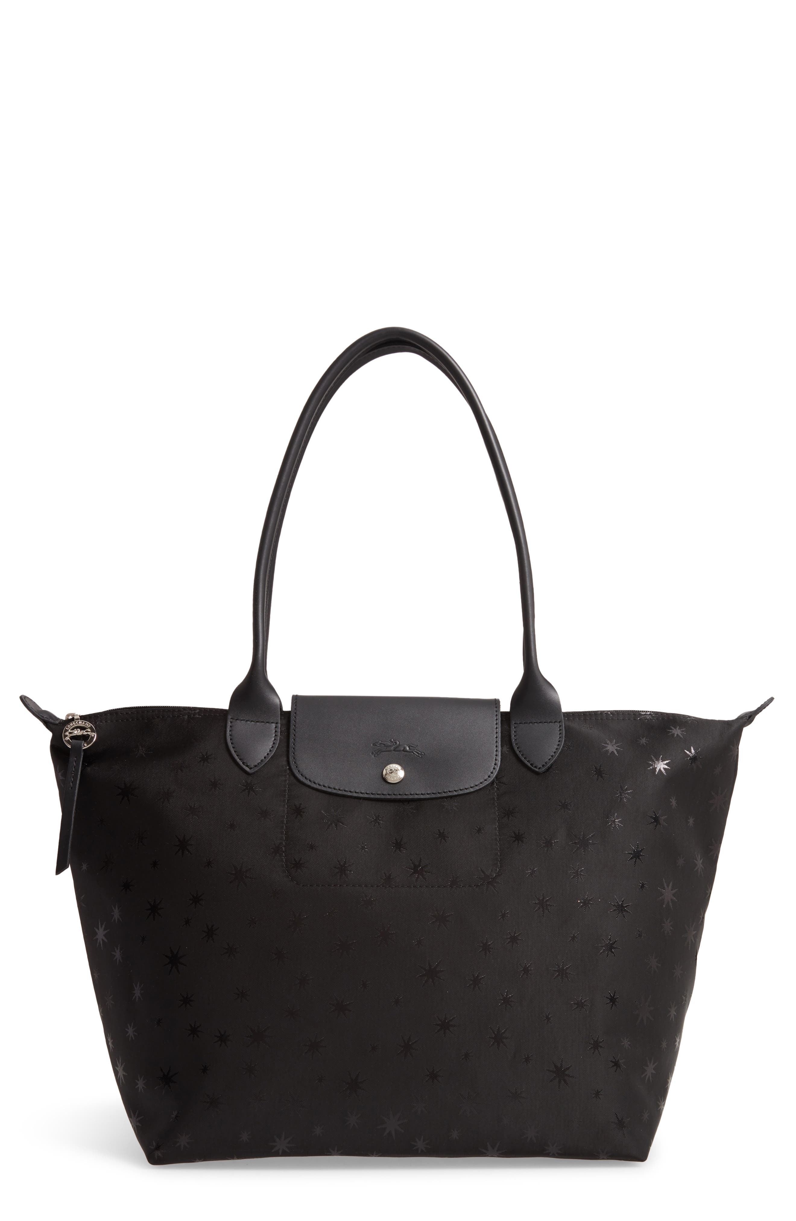Longchamp Le Pliage Jacquard Nylon Tote, Main, color, 