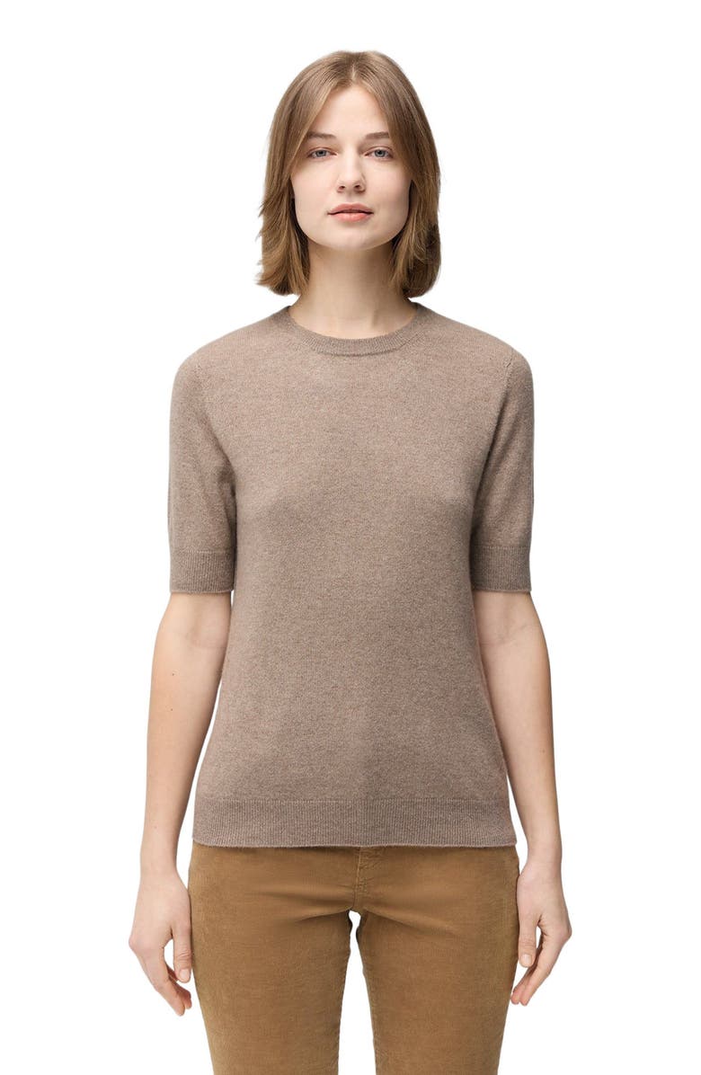 GOBI Mongolian Cashmere Crew Neck Cashmere Top, Alternate, color,
