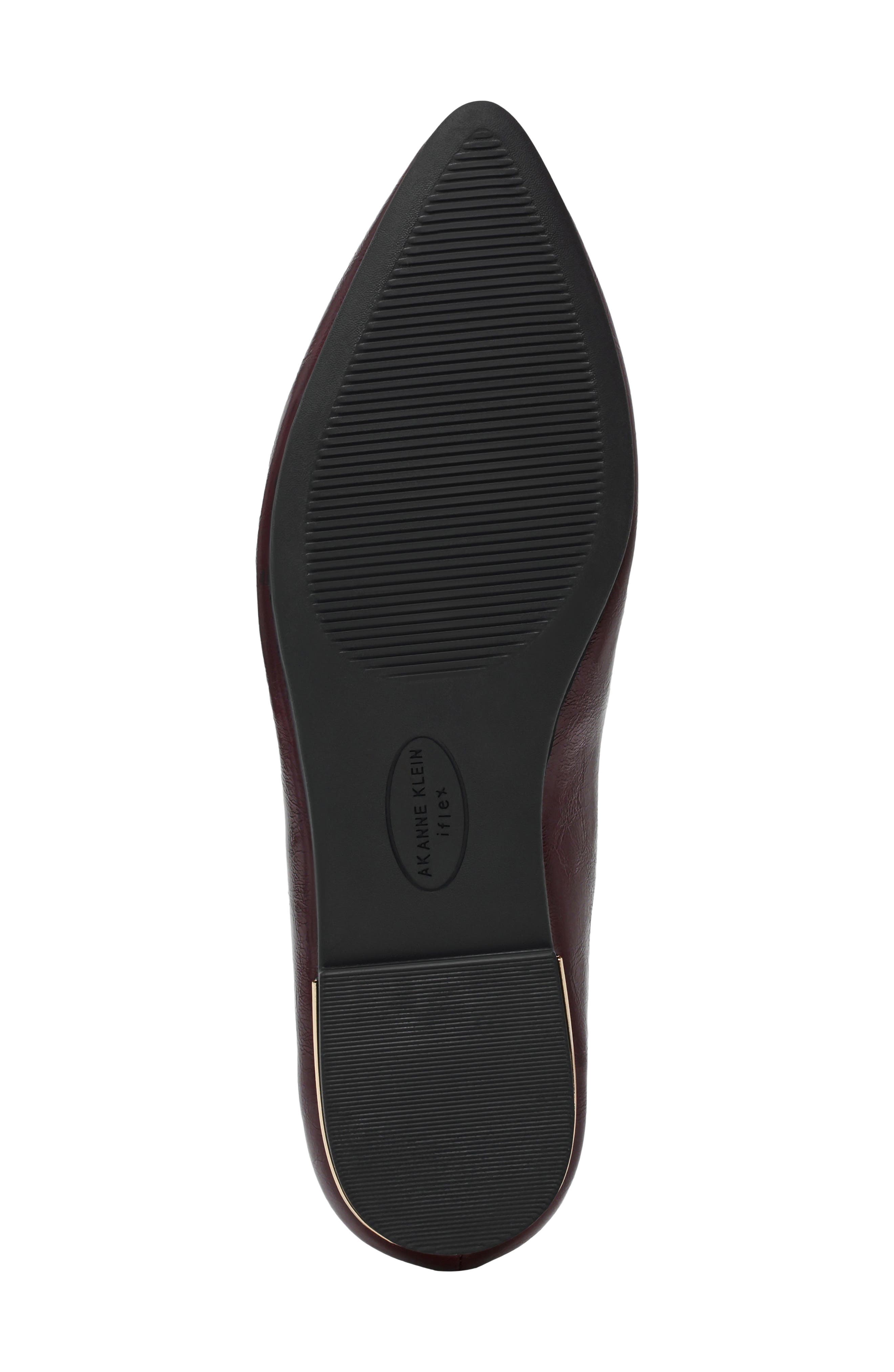 Yonder Pointed Toe Flat, Alternate, color, BURGUNDY