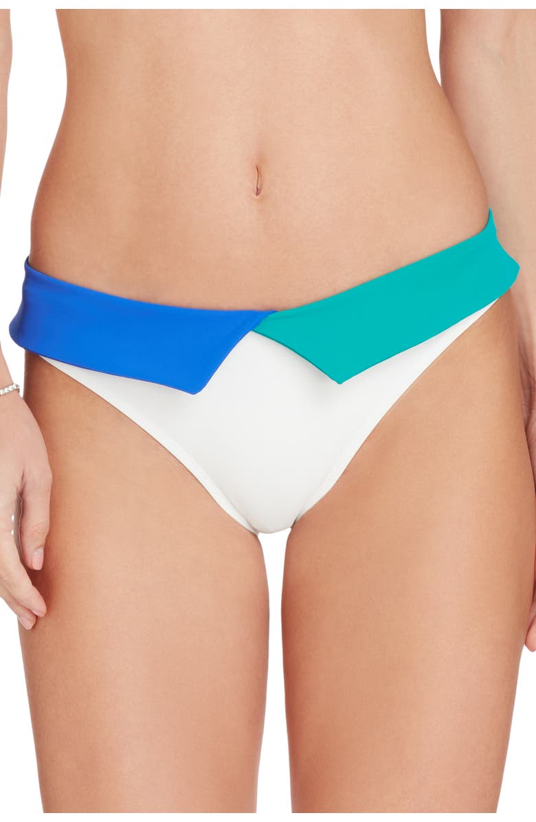 VALIMARE Capri colorblock Bikini Bottom, Alternate, color, Off White