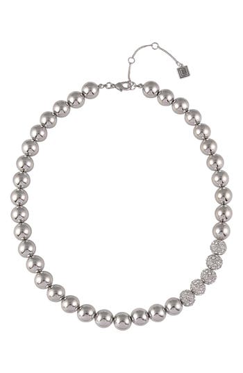 Laundry By Shelli Segal Beaded Necklace In Metallic