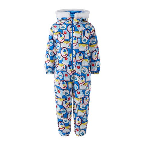 Ski Travel Printed Snowsuit