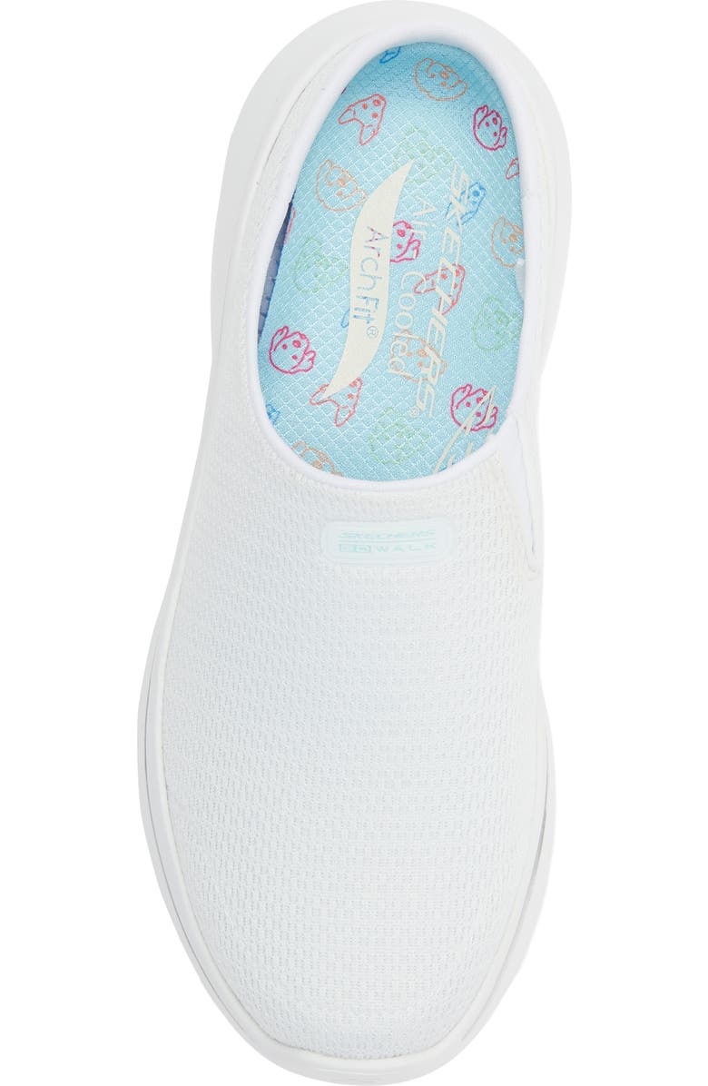 SKECHERS Relaxed Fit Go Walk Arch Fit Slip-On Sneaker, Alternate, color, White