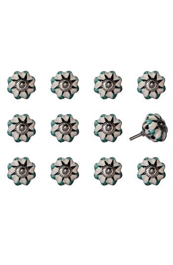 Kinetic 12-pack Knobs In Cream Blue