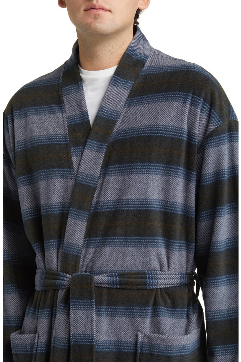 Line Up Robe, Alternate, color, CHARCOAL STRIPE