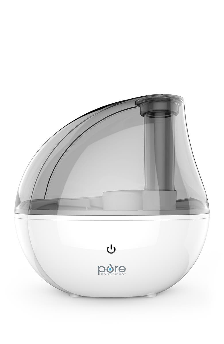 PURE ENRICHMENT MistAire Silver Ultrasonic Cool Mist Humidifier, Main, color, 