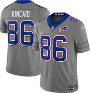 Nike Men's Nike Dalton Kincaid Gray Buffalo Bills Nickel City Vapor F.U.S.E. Stitched Limited Jersey