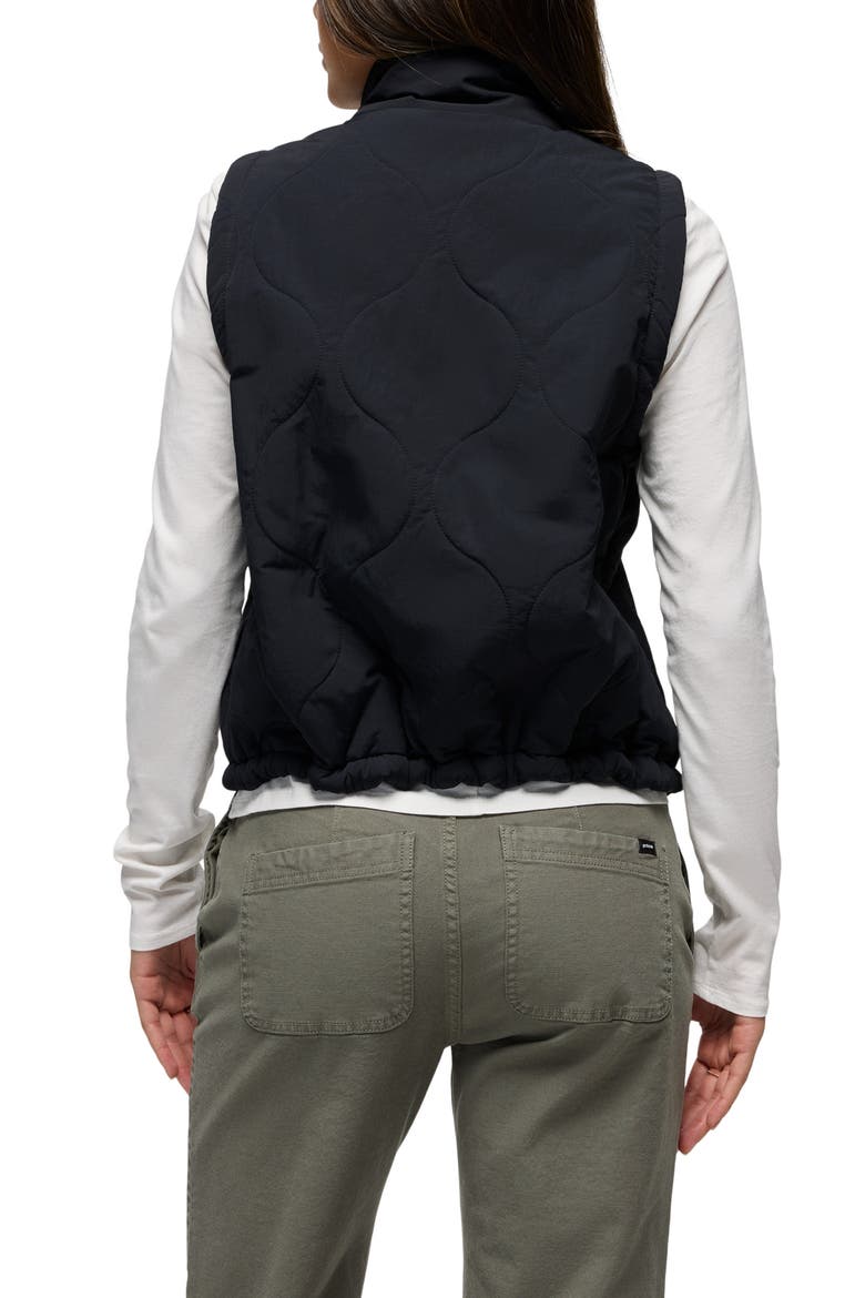 Encinitas Quilted Vest, Alternate, color, BLACK