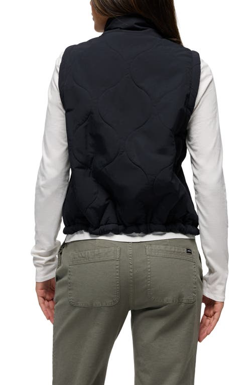 Prana Encinitas Quilted Vest In Blue