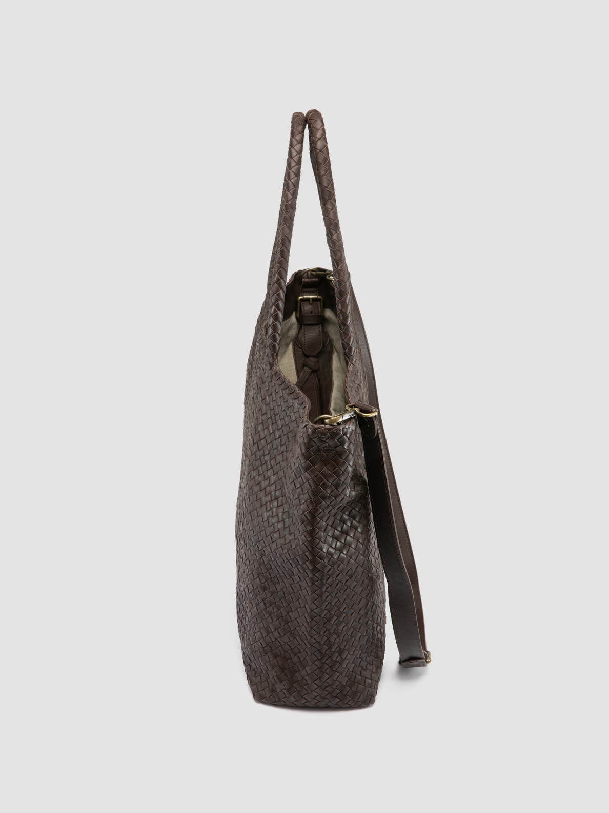 Officine Creative Raquel 002 Tote Bag, Alternate, color, Dark Brown