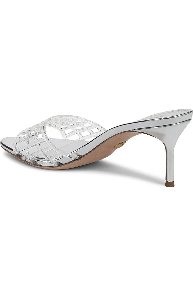 Veronica Beard Tia Jelly Slide Sandal, Alternate, color, Clear/ Silver