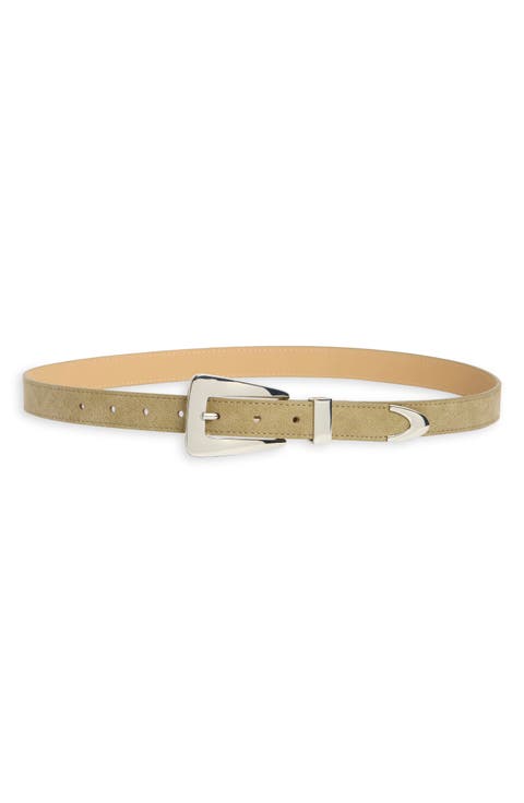 Elongated Buckle Belt