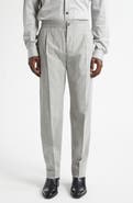 ISAIA Pleated Wool Blend Pants