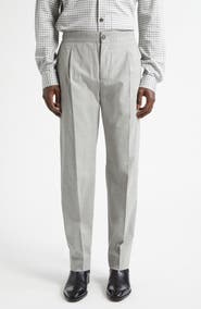 ISAIA Pleated Wool Blend Pants