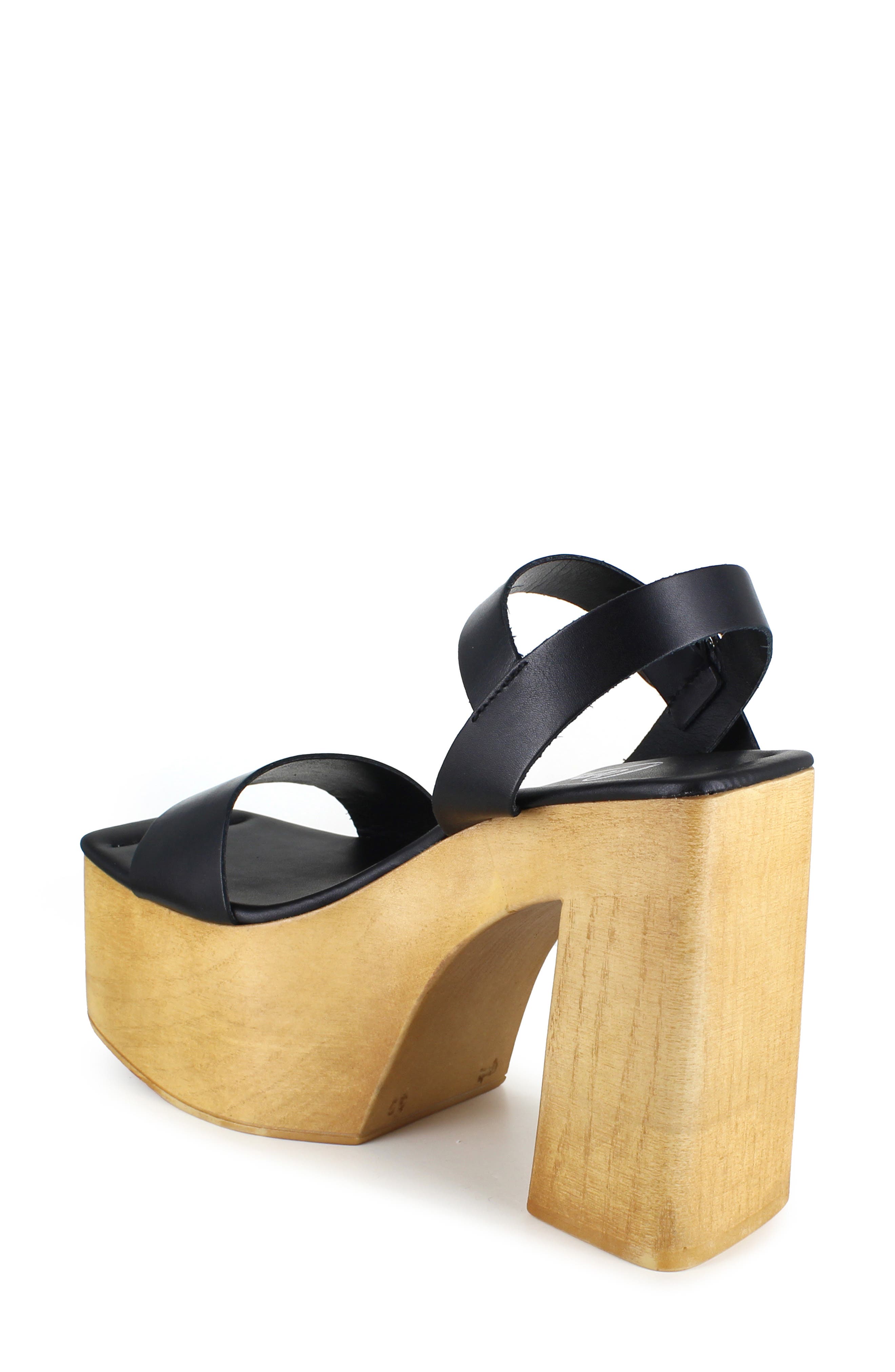 Candie's Sayloy Platform Sandal, Alternate, color, Black