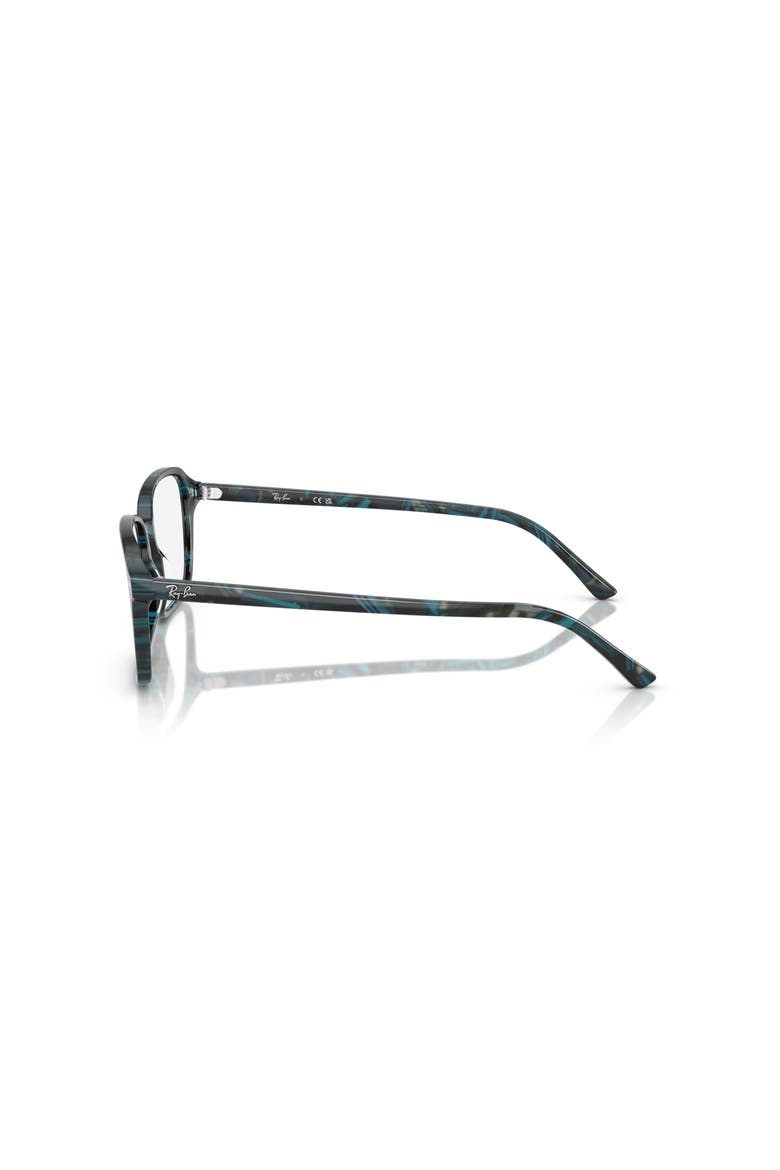 54mm Square optical glasses, Alternate, color, Blue