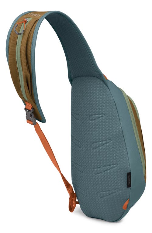 Shop Osprey Daylite Earth 5-liter Slingpack In Histosol Brown/cascade Blue