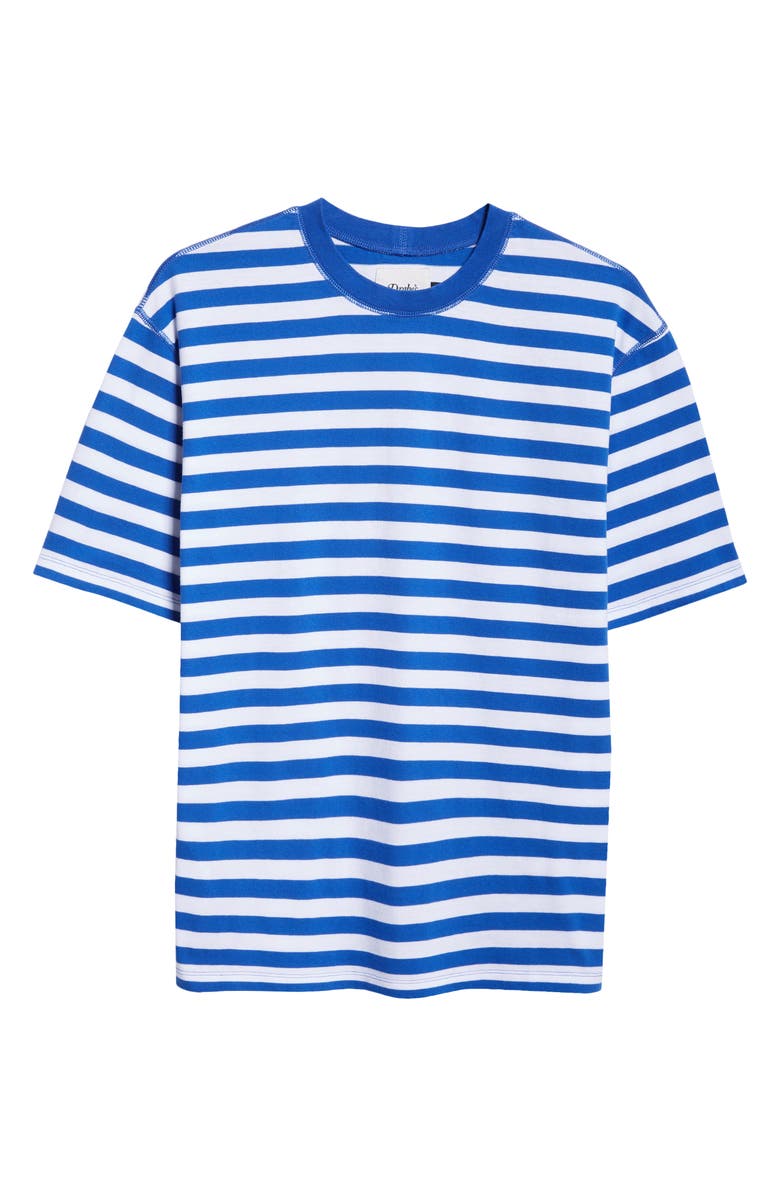 Drake's Stripe Cotton Hiking T-Shirt, Alternate, color, 