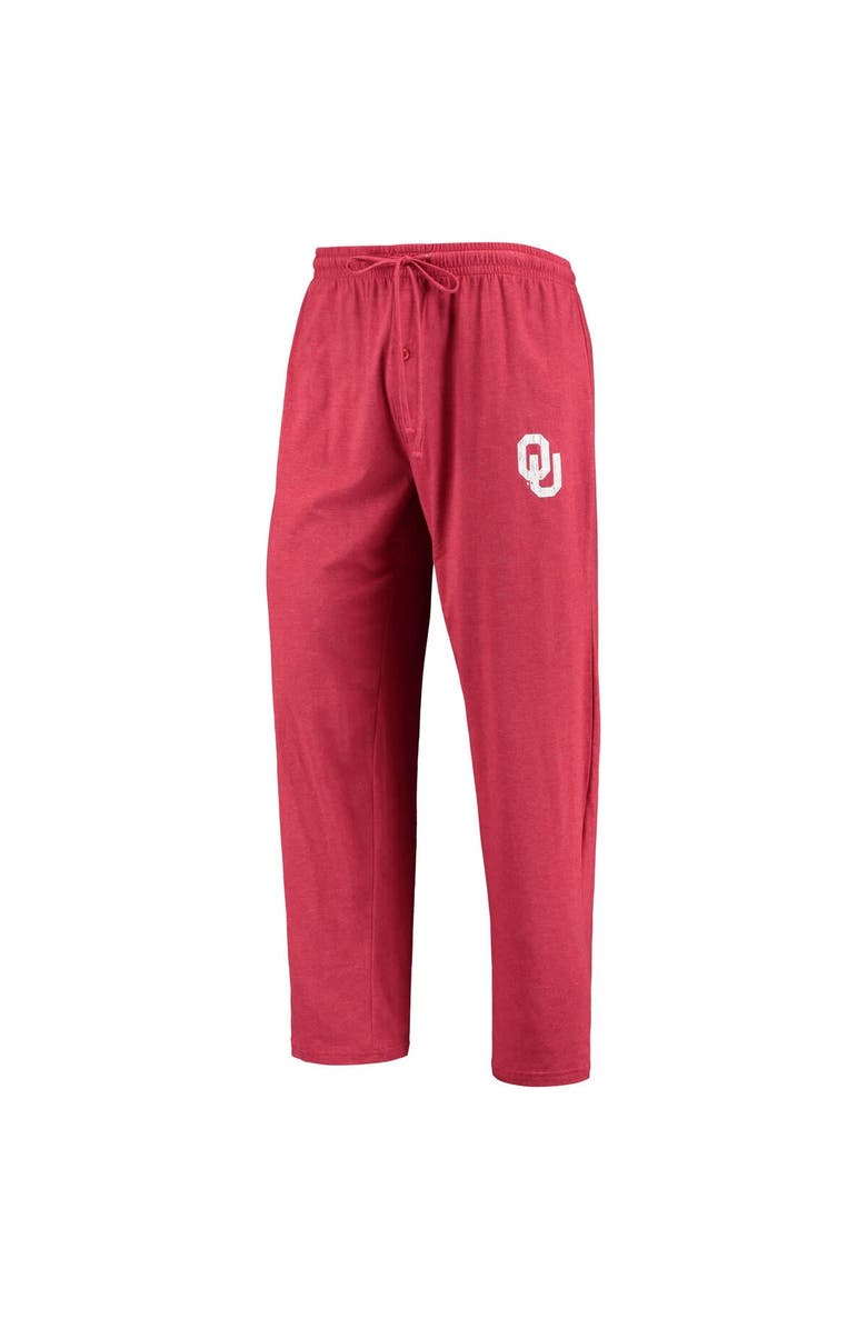 CONCEPTS SPORT Men's Concepts Sport Crimson/Heathered Charcoal Oklahoma Sooners Meter Long Sleeve T-Shirt & Pants Sleep Set, Alternate, color, Heather Charcoal