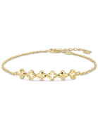 DEVATA Clover Chain Bracelet in 14K Gold, 31mm