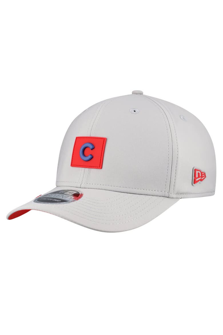 Men's New Era  Gray Chicago Cubs 2026 Clubhouse 9SEVENTY Adjustable Hat, Main, color, Gray