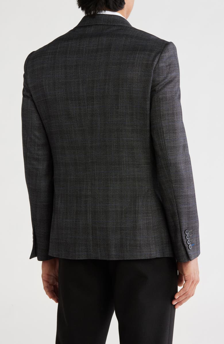 TOM BAINE Knit Blazer, Alternate, color, Charcoal