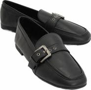Forever & Always Shoes Jade Leather Flat Loafers