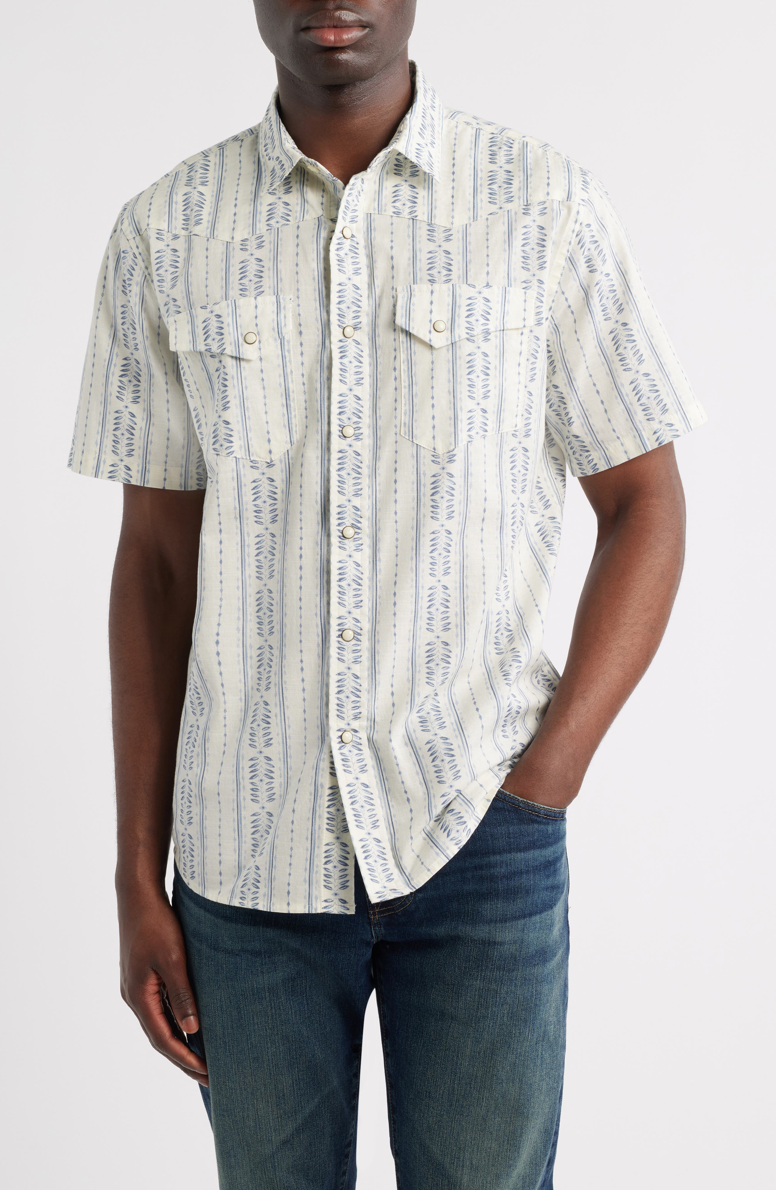 Laramie Short Sleeve Snap-Up Western Shirt