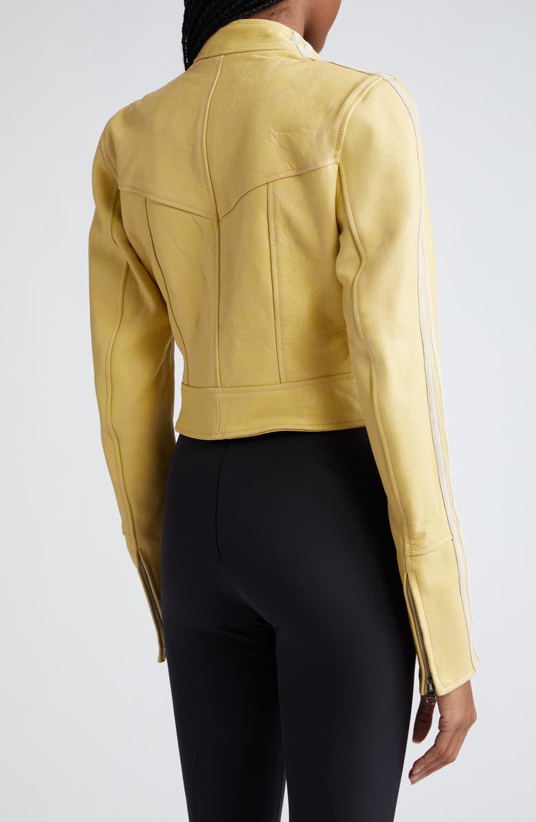 Knwls Claw Lambskin Leather Biker Jacket, Alternate, color, 