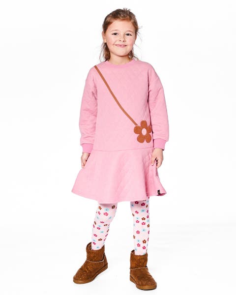 Knit Tights with Flowers (Toddler, Little Kid & Big Kid)