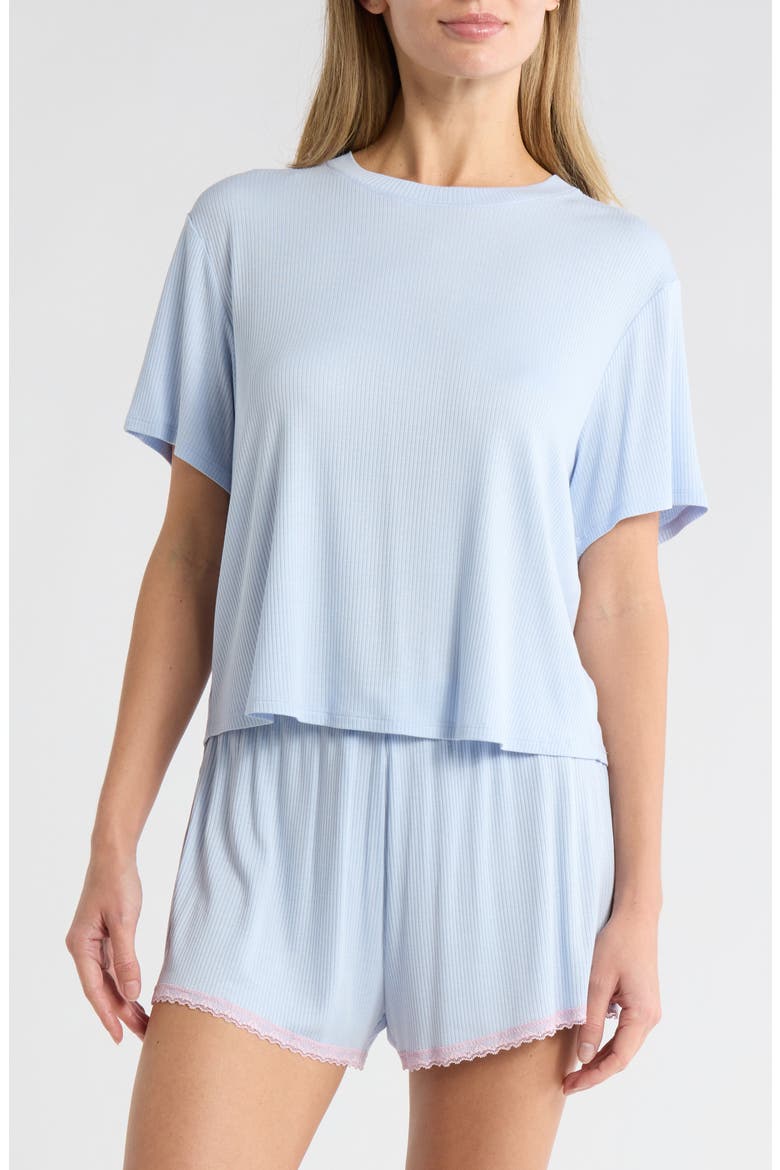 Revival Shortie Pajamas, Main, color, MOONBEAM