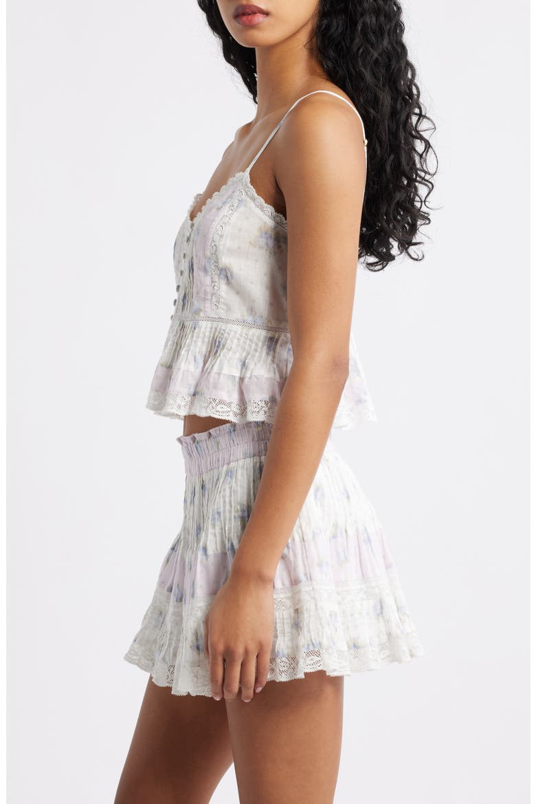 Aleni Lace Peplum Camisole, Alternate, color, LILAC VANILLA