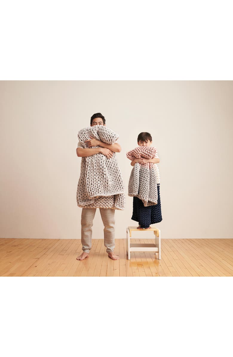 Bearaby Kids' Nappling Organic Cotton Weighted Blanket, Alternate, color, 