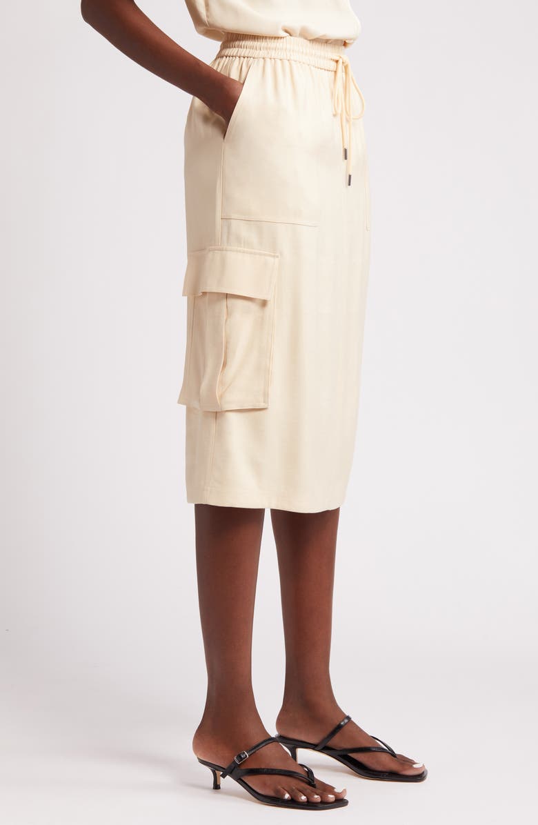 Nordstrom Drawstring Waist Utility Skirt, Alternate, color,