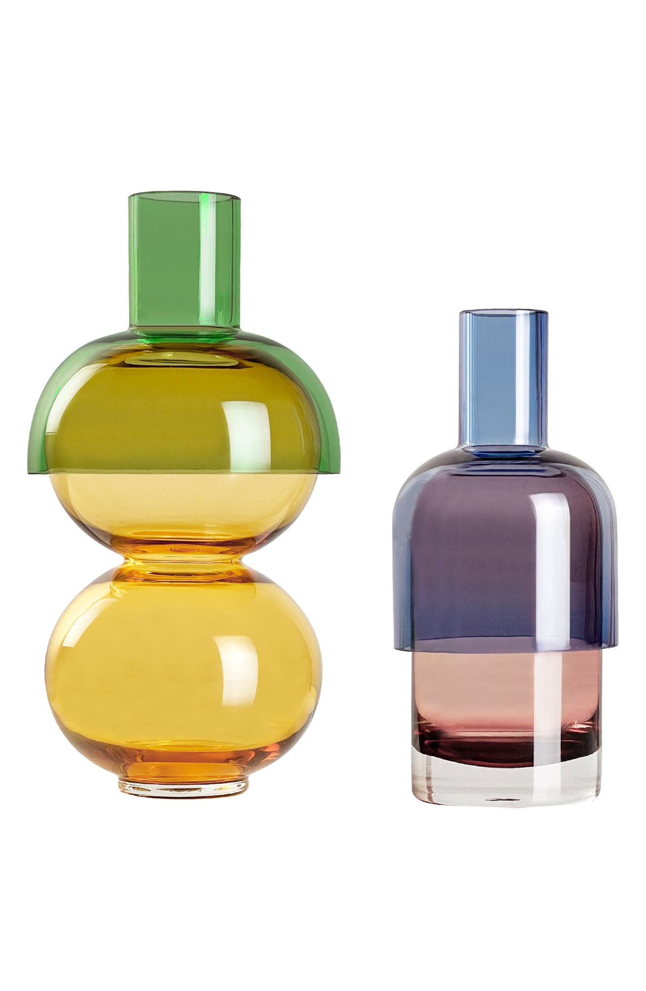 CLOUDNOLA Set of 2 Reversible Vases - Multi
